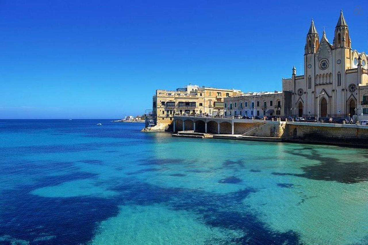 Luxe Apartment With Valletta And Harbour Views 斯利马 外观 照片
