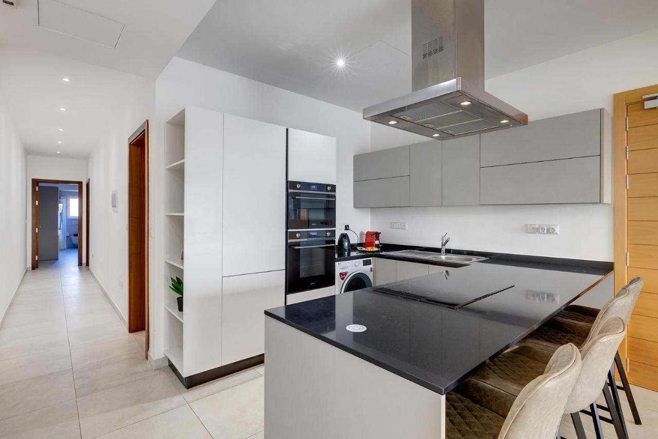 Luxe Apartment With Valletta And Harbour Views 斯利马 外观 照片