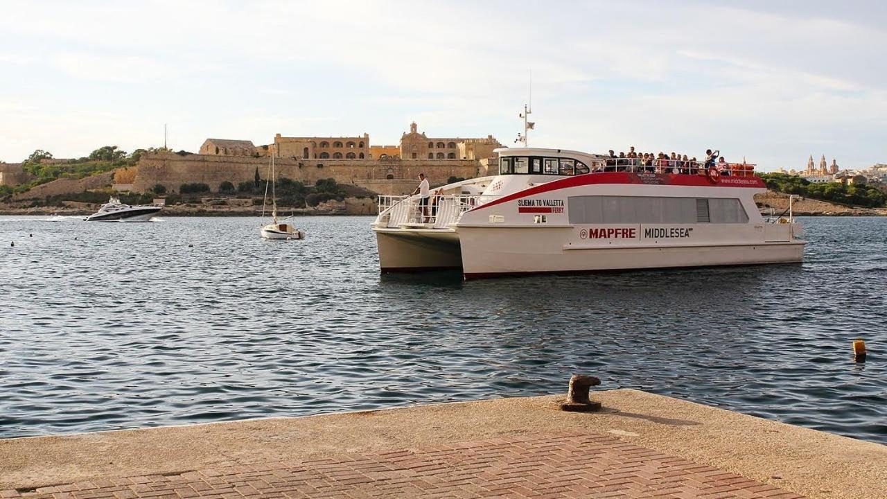 Luxe Apartment With Valletta And Harbour Views 斯利马 外观 照片
