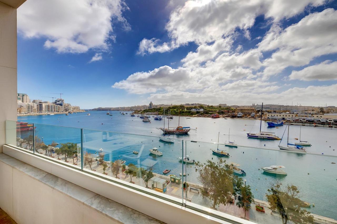 Luxe Apartment With Valletta And Harbour Views 斯利马 外观 照片