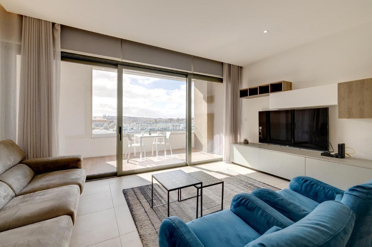 Luxe Apartment With Valletta And Harbour Views 斯利马 外观 照片