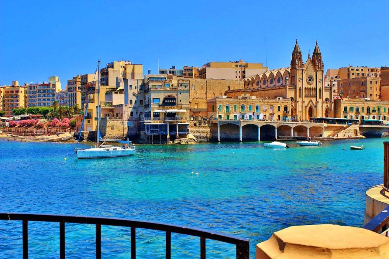 Luxe Apartment With Valletta And Harbour Views 斯利马 外观 照片